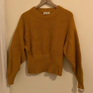 & Other Stories Yellow Chunky Knit Sweater